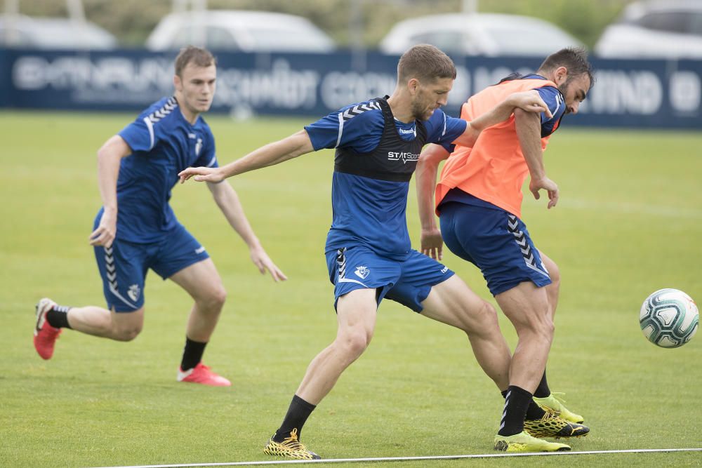 Entrenamiento de Osasuna, 3 de junio