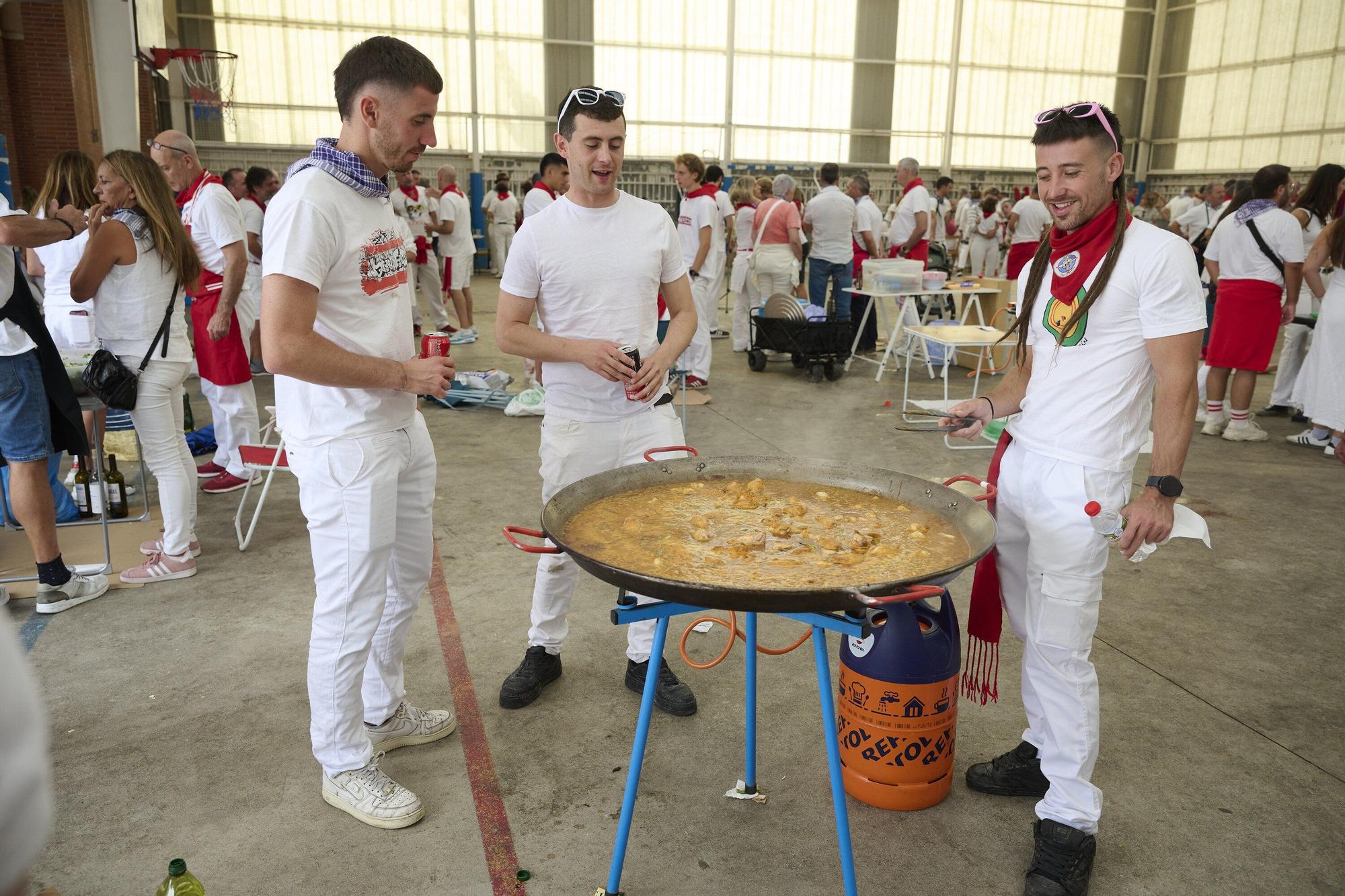 Fotos de la comida del pato en Zizur