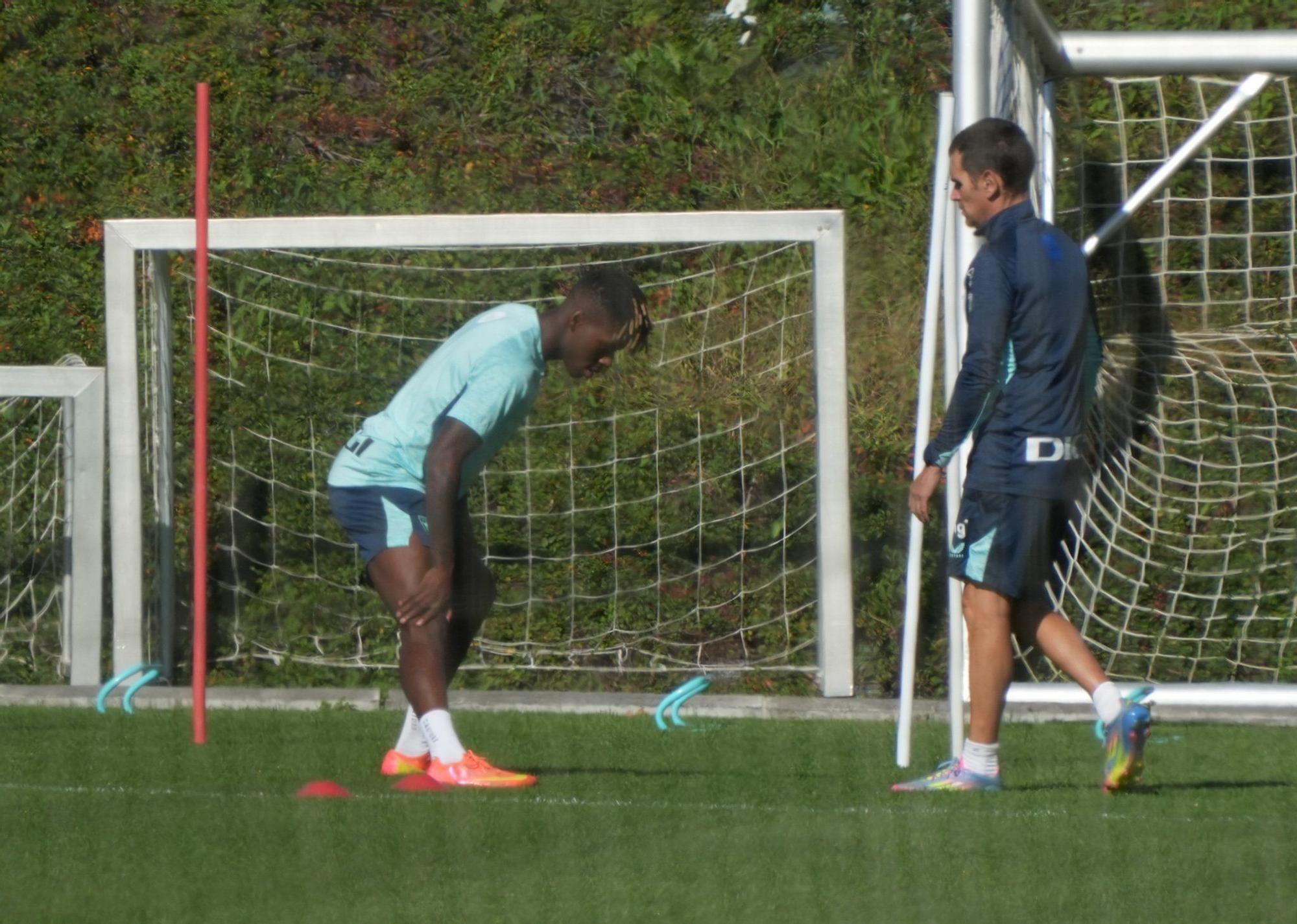 Entrenamiento del Athletic en Lezama