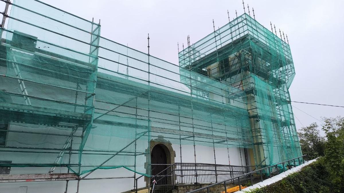 Ermita de San Marcial en obras / Unai Macias
