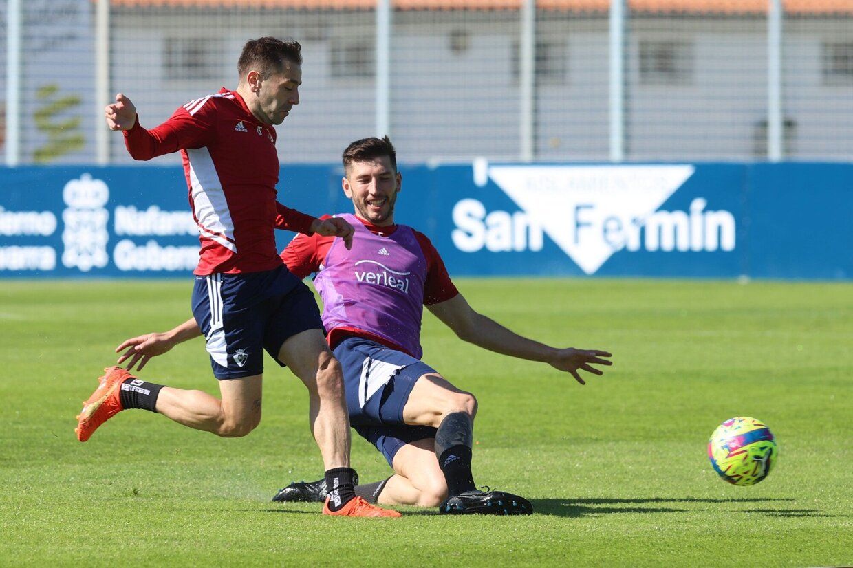 Entrenamiento de Osasuna del 18 de abril