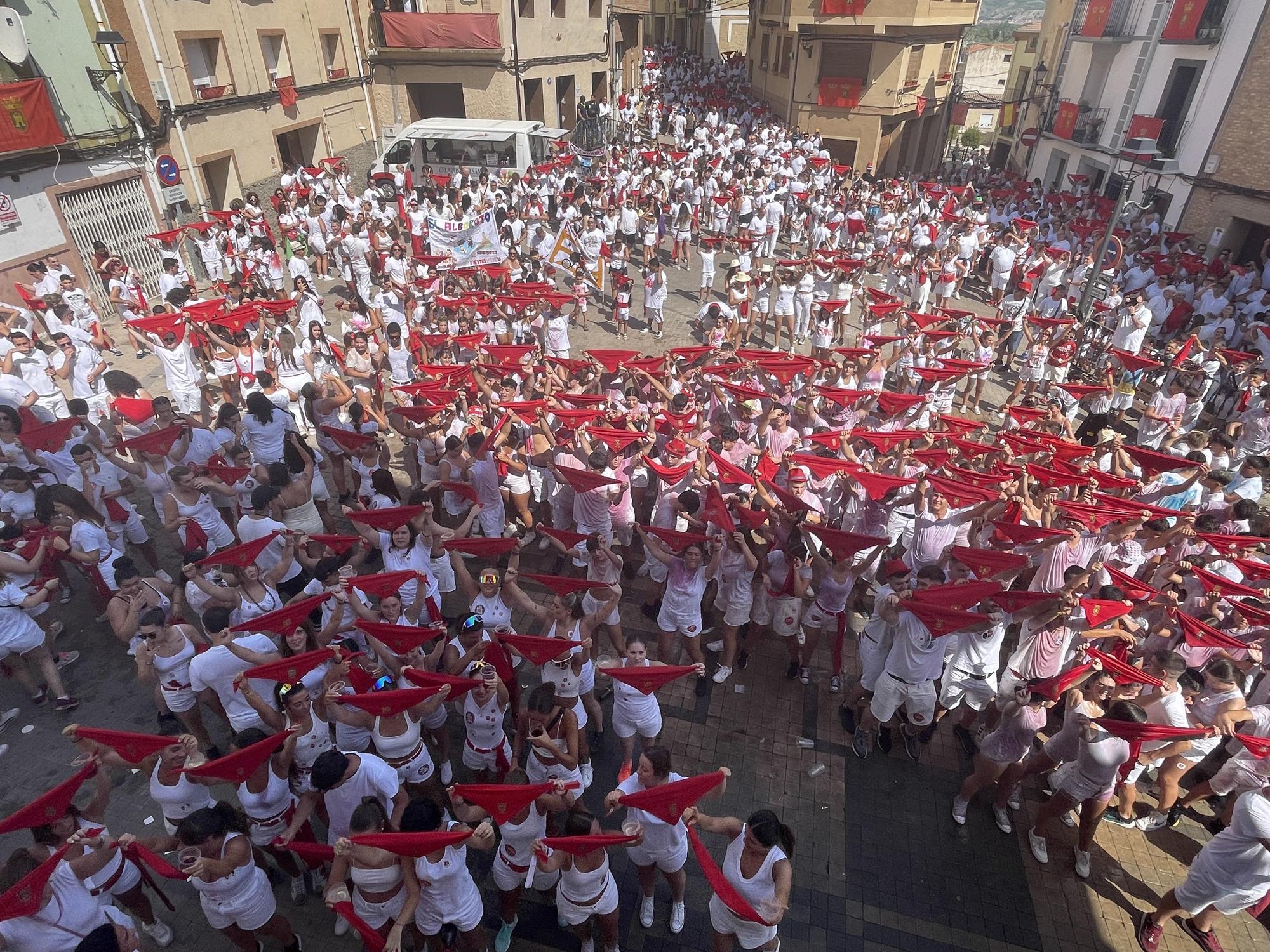 Fotos del chupinazo de Funes