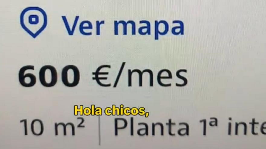 El 'estudio' de 10 m2 que no es lo que parece (o sí) y se alquila por 600 euros