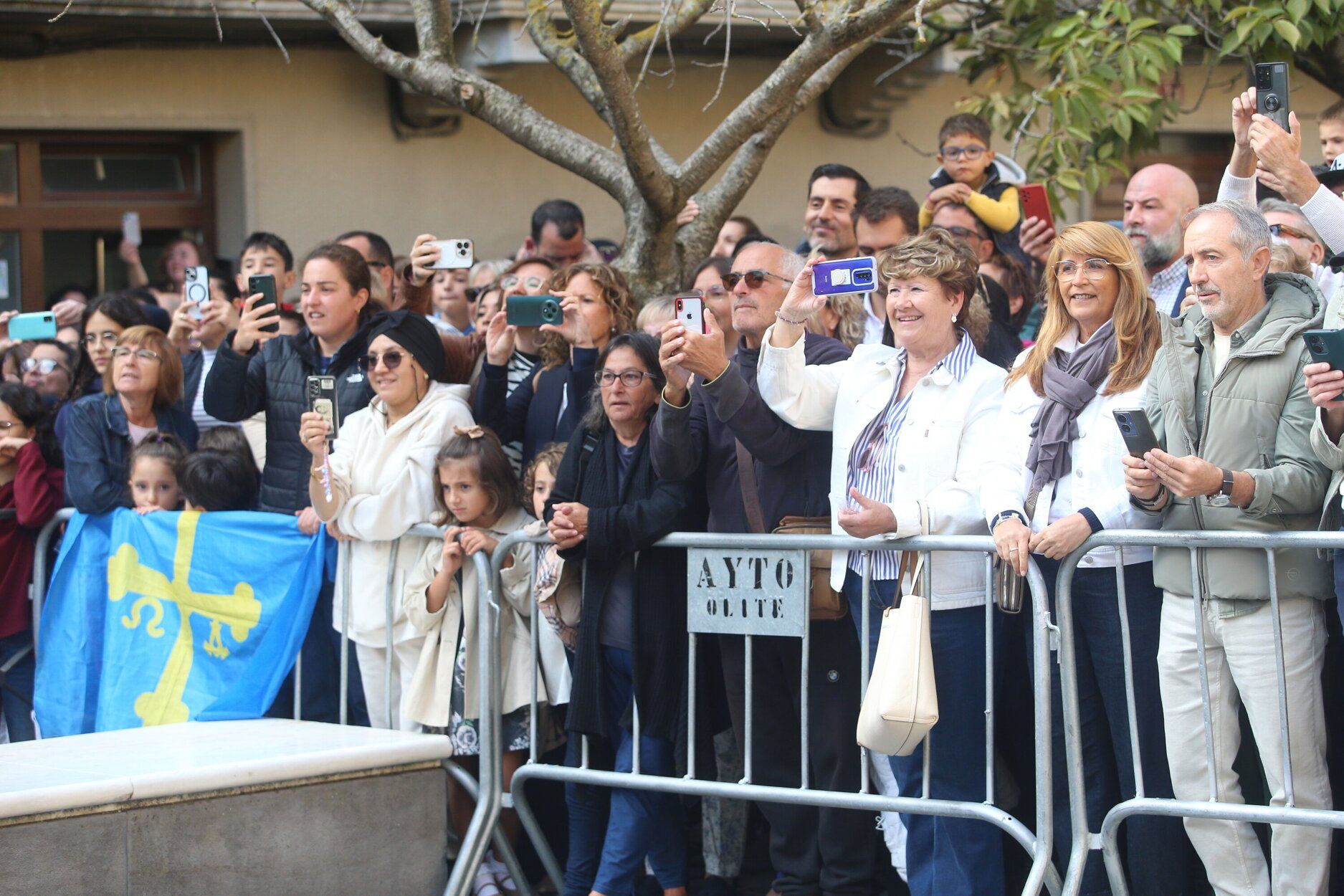 Fotos de la visita de los Reyes a Olite