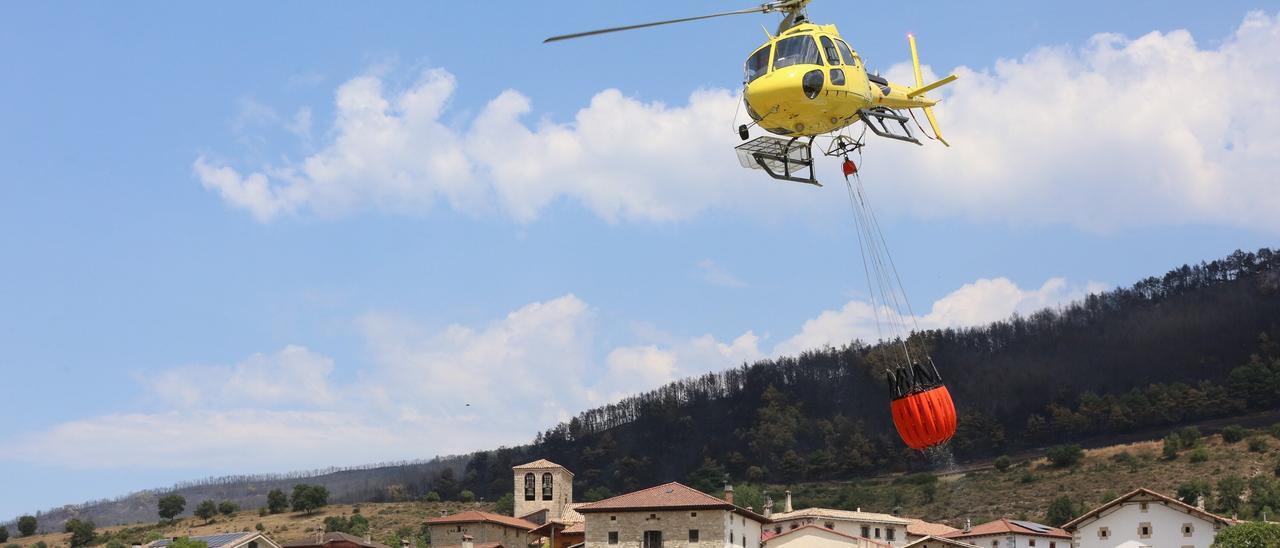 Emergencia por fuego en Navarra
