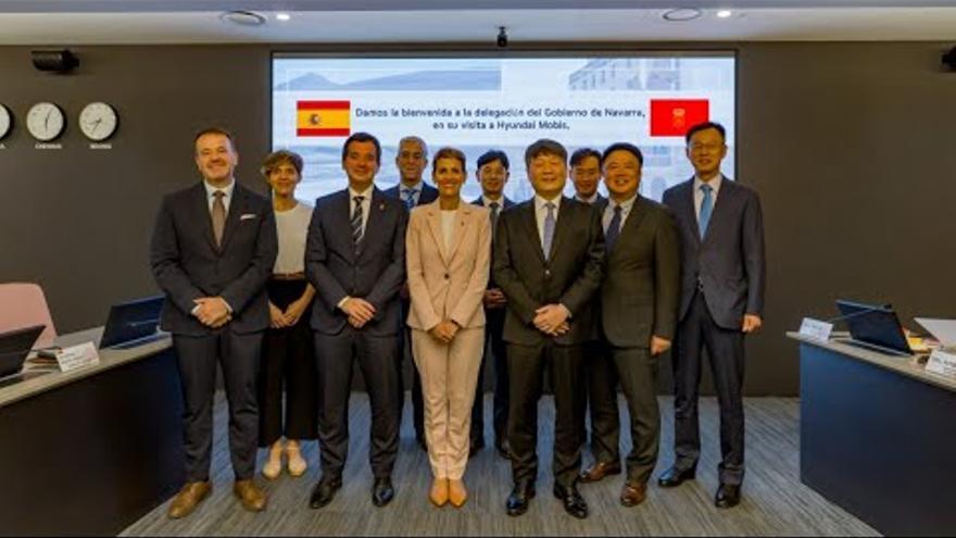 Chivite desde Seúl: “Con Mobis, Navarra será referente en la movilidad eléctrica del sur de Europa”