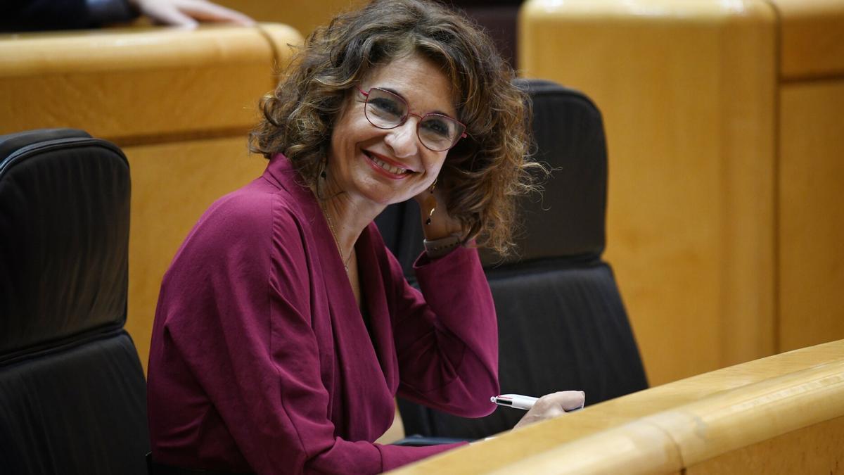 La vicepresidenta primera y ministra de Hacienda, María Jesús Montero,