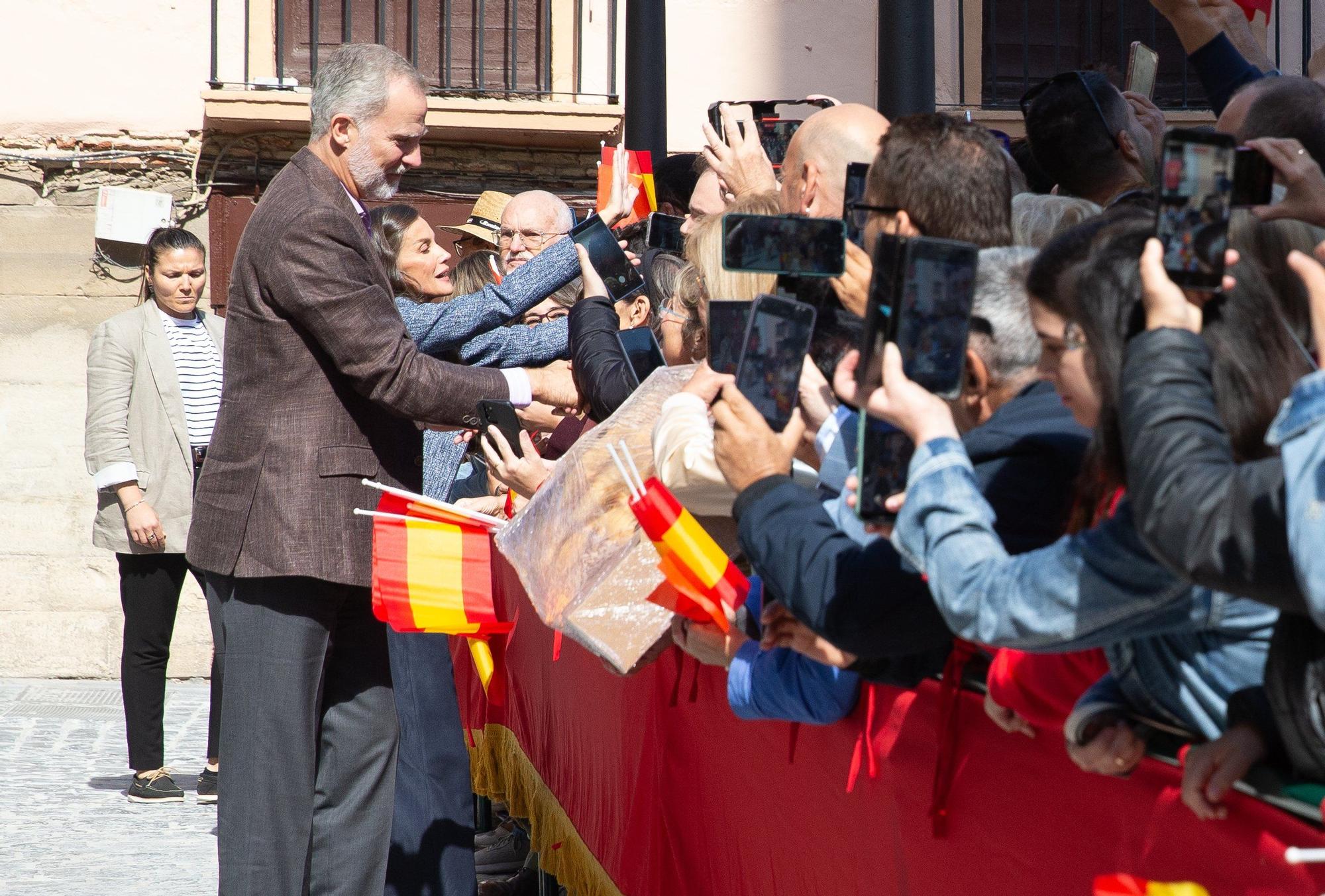 Fotos de la visita de los Reyes a Olite y Tudela