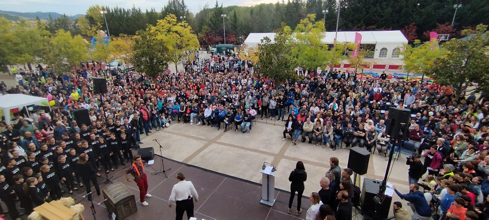 Fotos: Nafarroa Oinez 2025 en la ikastola Paz de Ziganda de Villava - Atarrabia