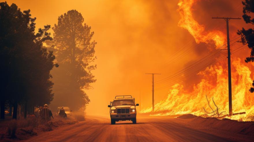 Cómo reaccionar si te encuentras un incendio mientras conduces