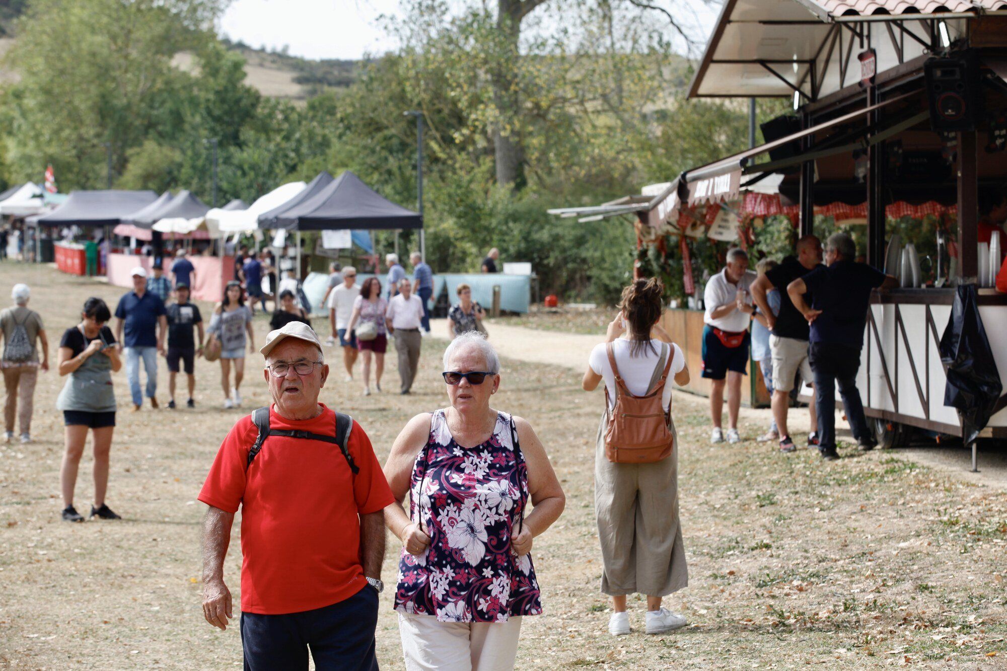 Ambiente en Olarizu por la mañana