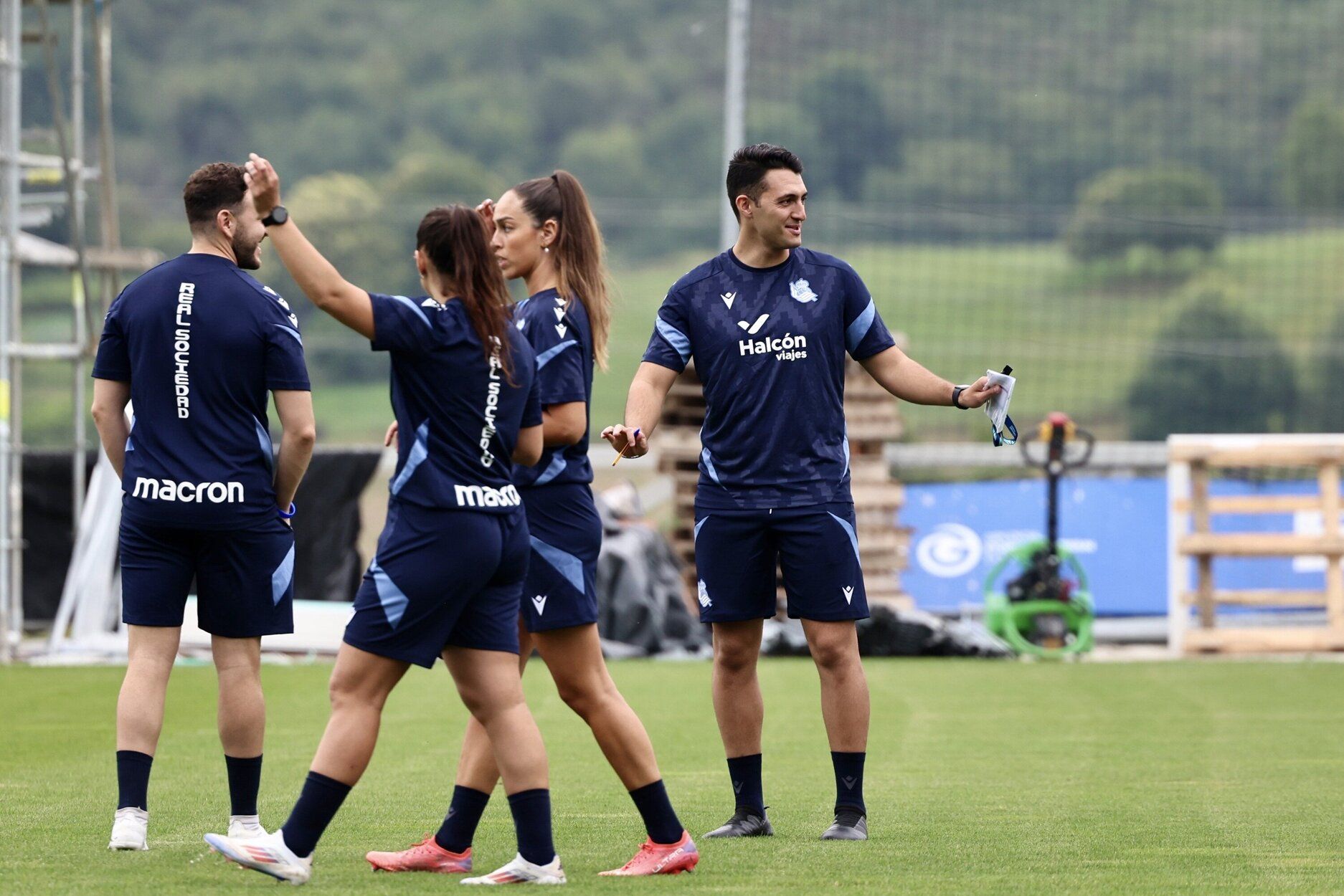 Primer entrenamiento de la Real femenino