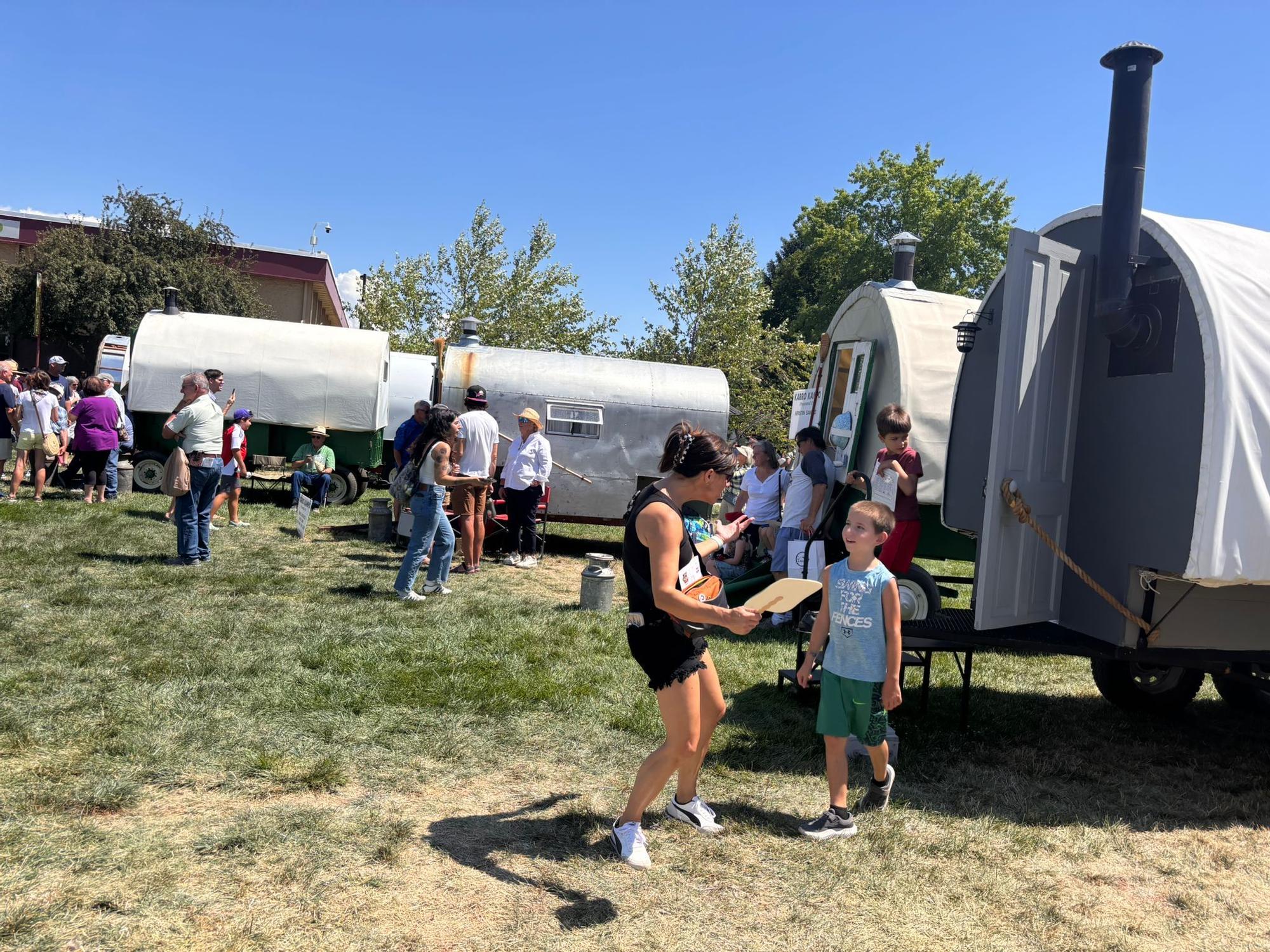 En imágenes: exposición de carros pastores en Boise