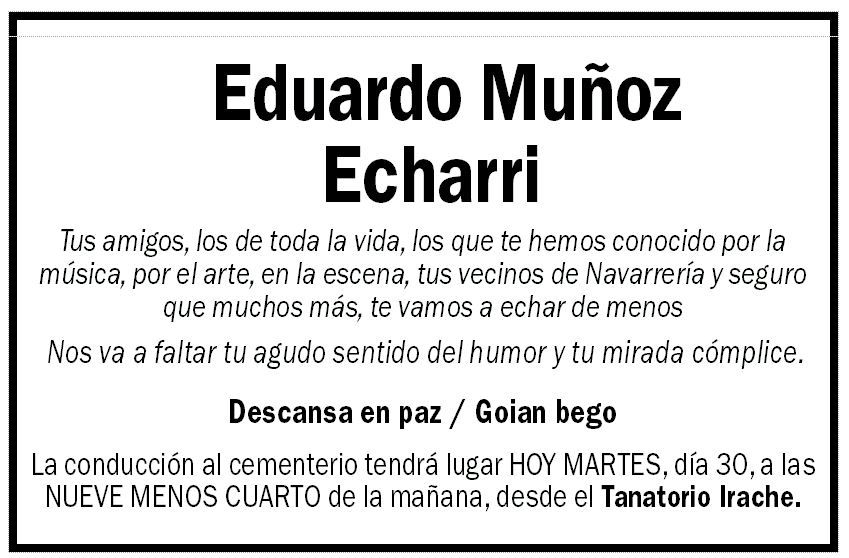 Eduardo Muñoz Echarri
