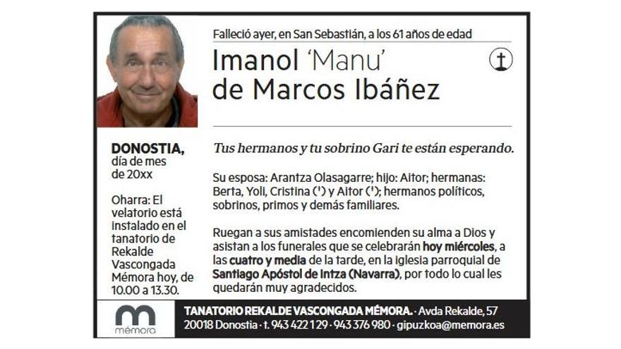 IMANOL DE MARCOS IBAÑEZ