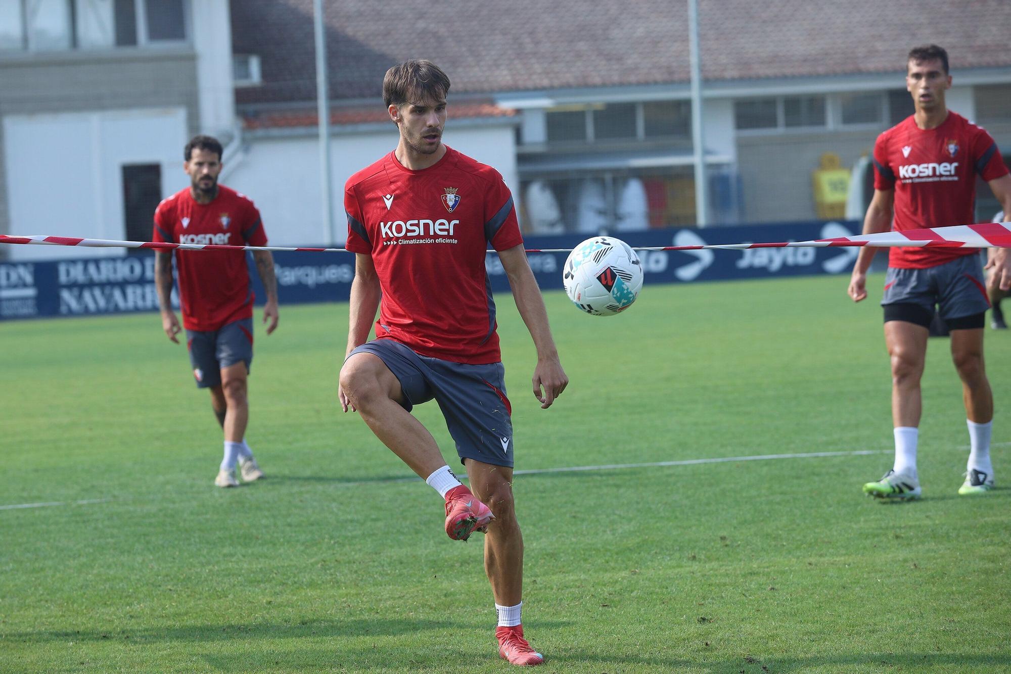 Fotos del entrenamiento de Osasuna del domingo 17 de agosto