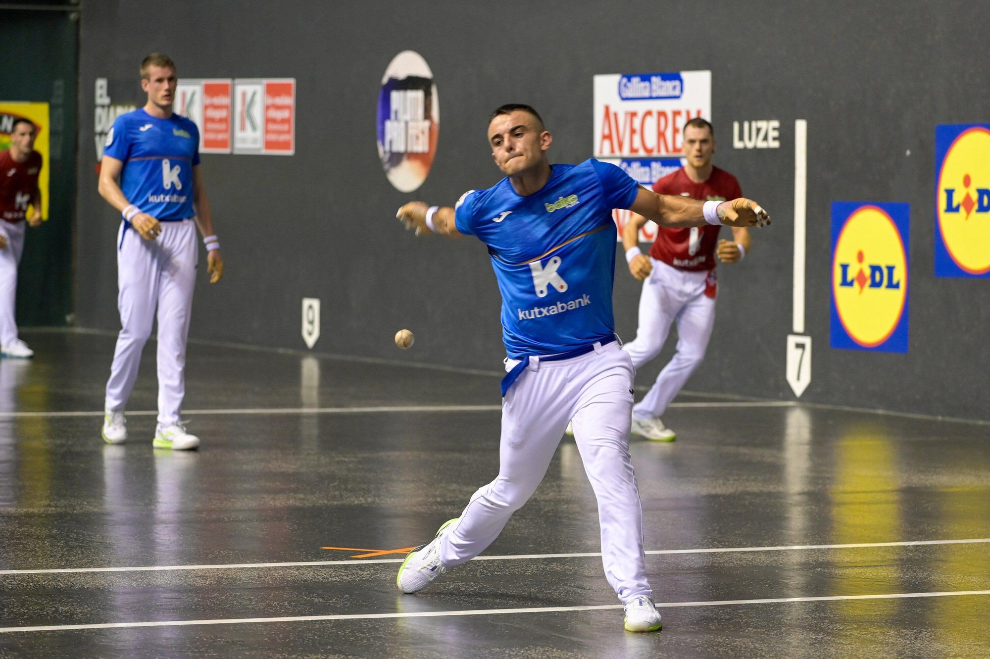 Larrazabal-Mariezkurrena II superan a Laso-Albisu en la tercera jornada del Campeonato de Parejas.