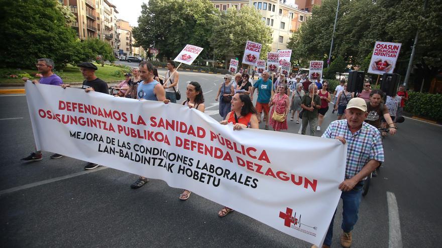 La Plataforma Navarra de Salud reivindica que la sanidad pública es "un derecho"