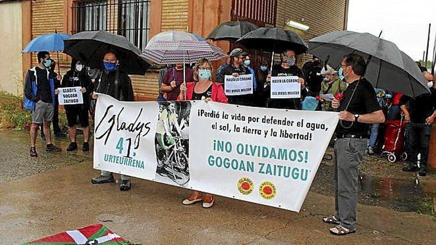 Un momento del acto de homenaje a Gladys. Foto: M.A.G.