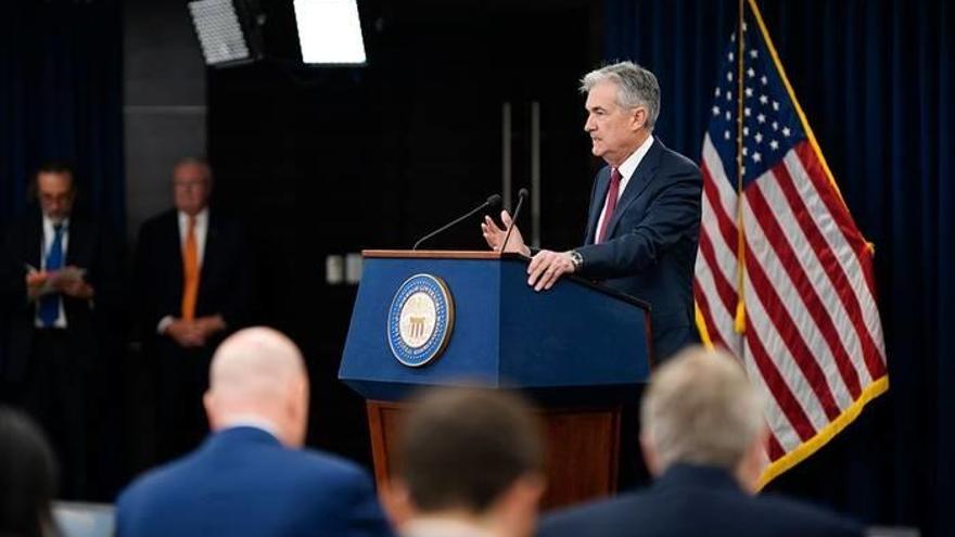 Jerome Powell durante una reciente intervención.