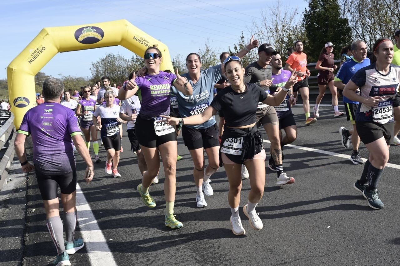 La Behobia, a su paso por Gaintxurizketa