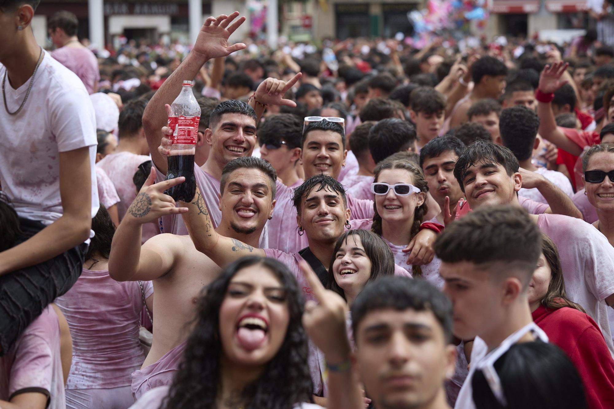 Fotos del cohete de las fiestas de Tudela 2025
