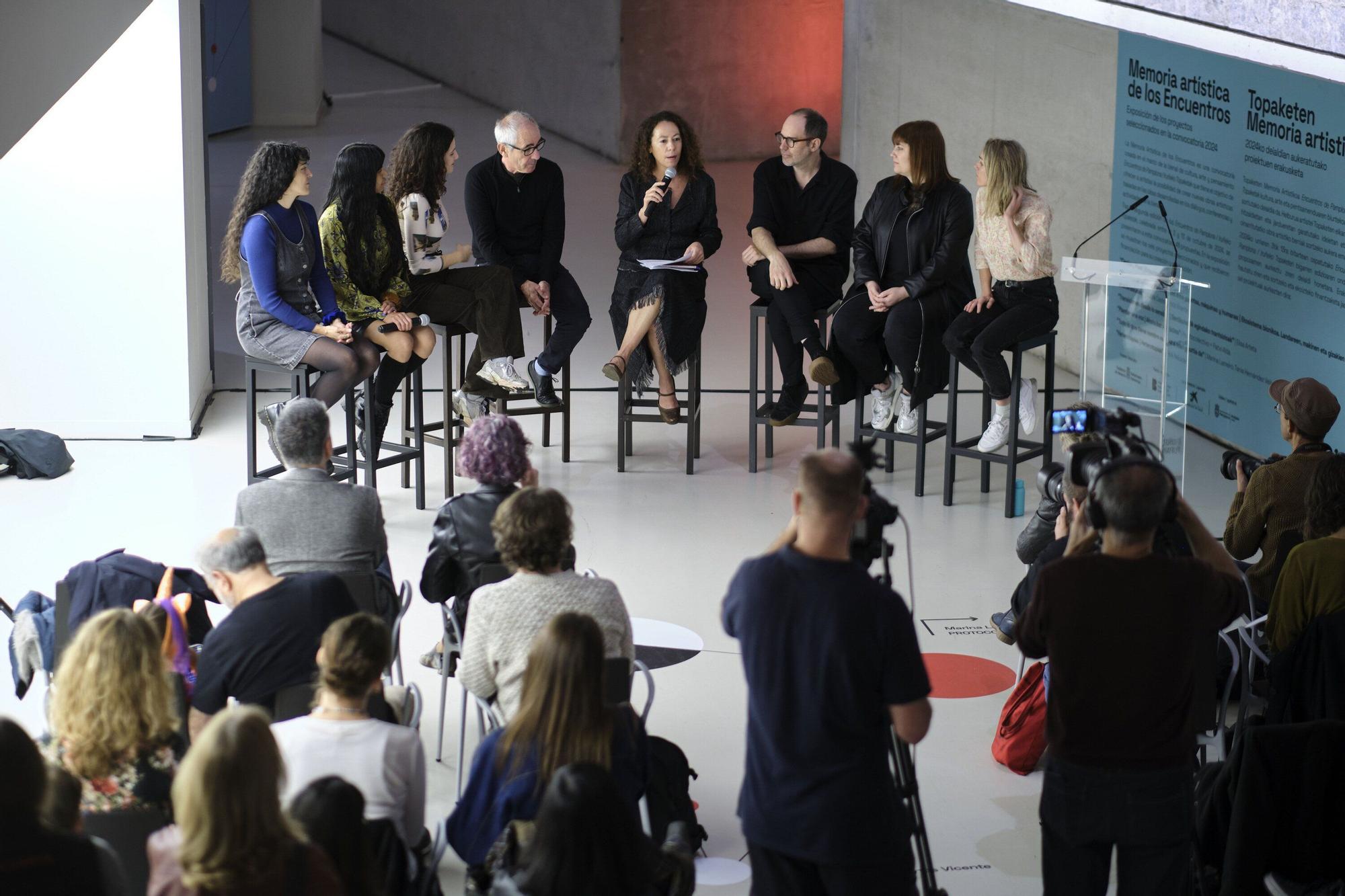 Inauguración de la exposición de los proyectos de 'Memoria Artística de los Encuentros'