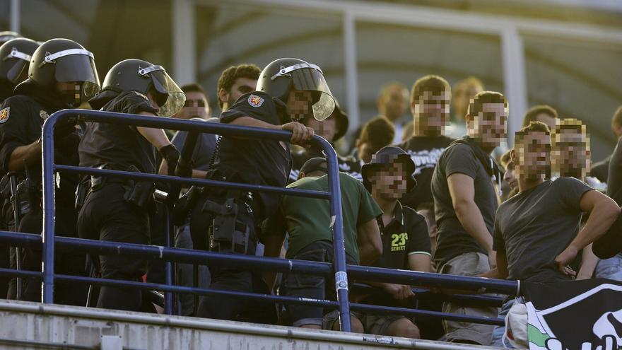 Las cargas de la Policía Nacional en El Sadar 'arrollan' el discurso político del PSN