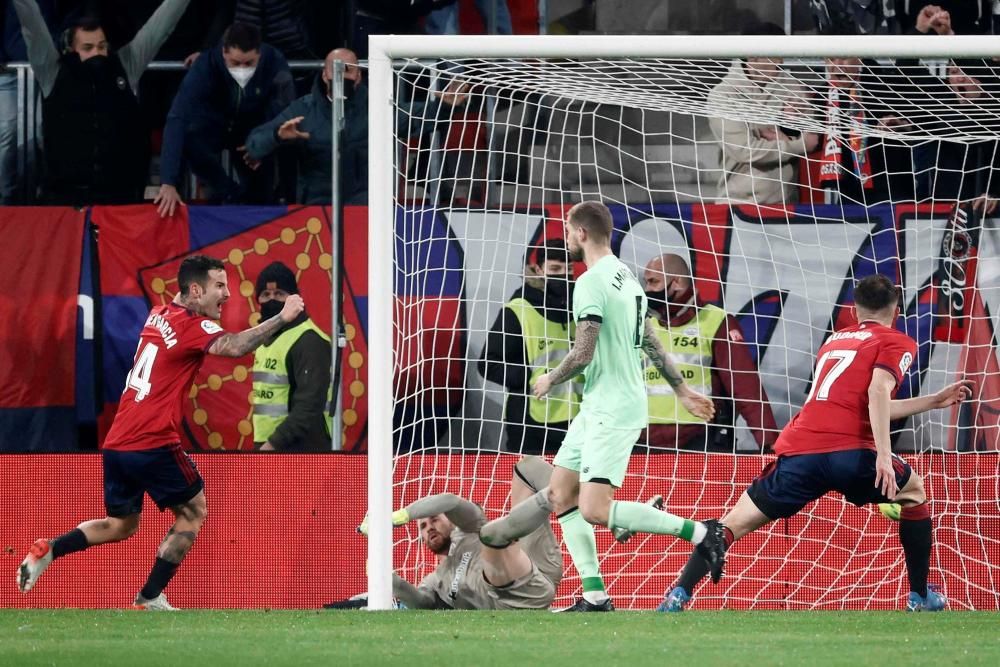 Imágenes del Osasuna-Athletic