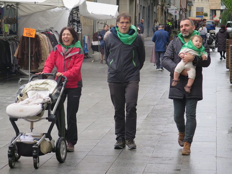 La marcha contra el cáncer de Urretxu y Zumarraga, en imágenes