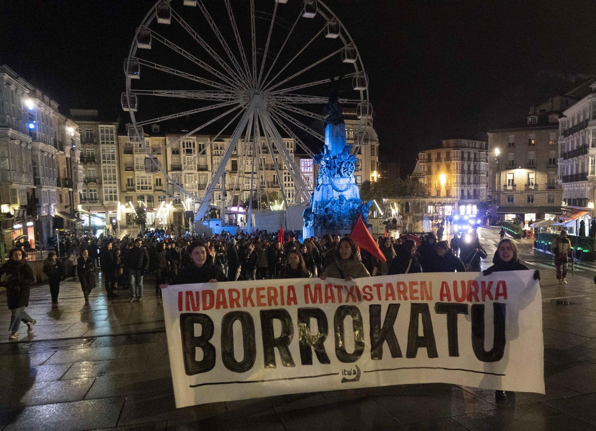 En imágenes: Manifestación de Itaia en el 25N