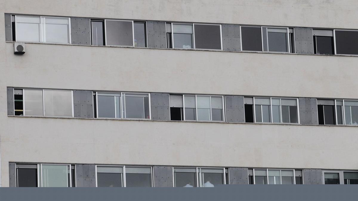 Ventanas abiertas en el Hospital Universitario de Navarra