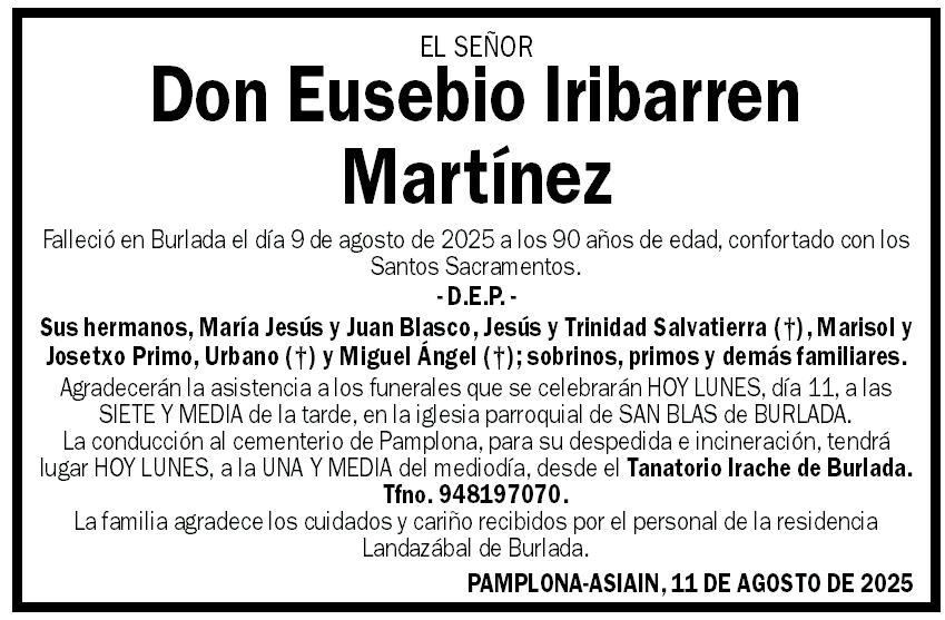 Eusebio Iribarren Martínez