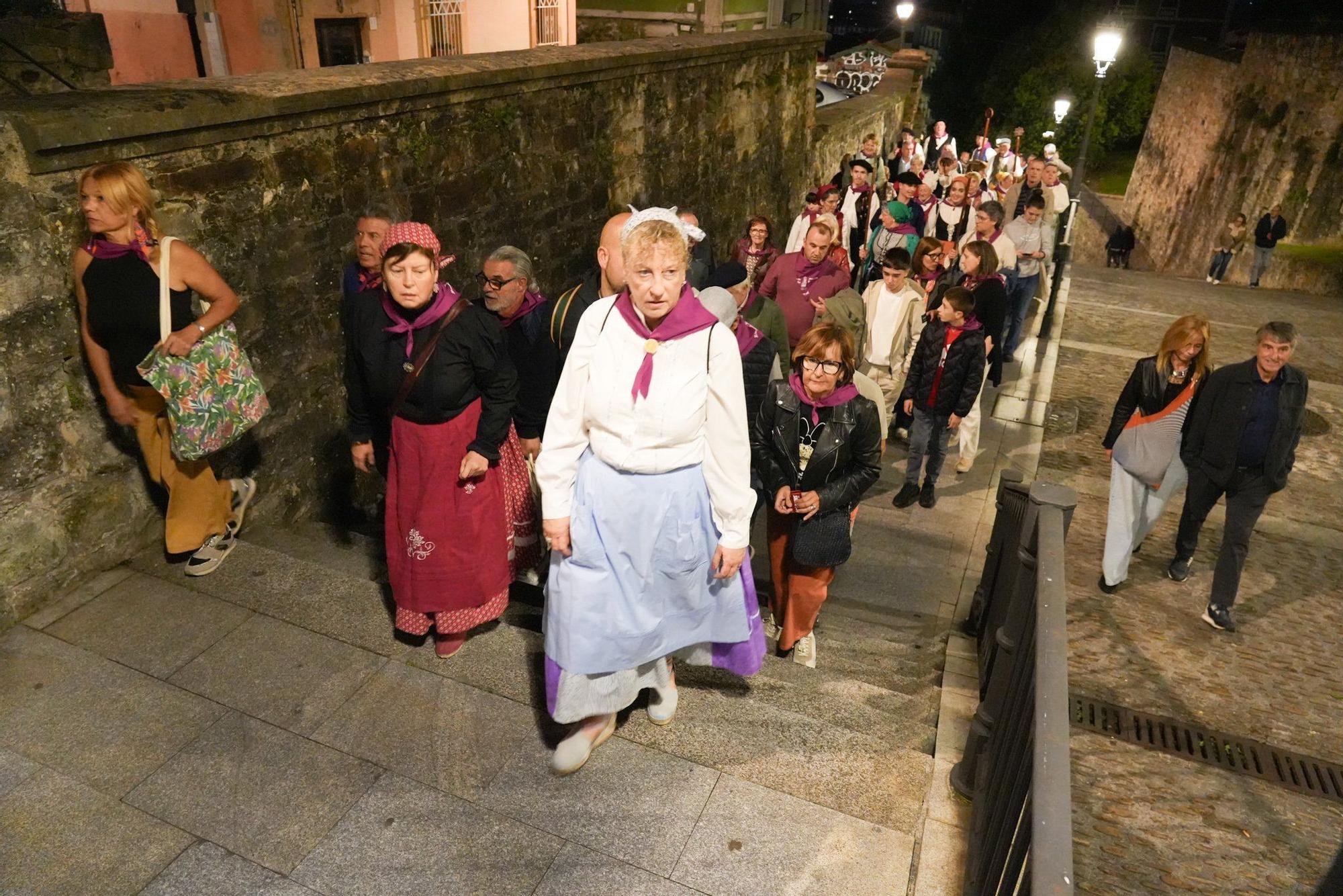 En imágenes: subida en romería a la Amatxu de Begoña