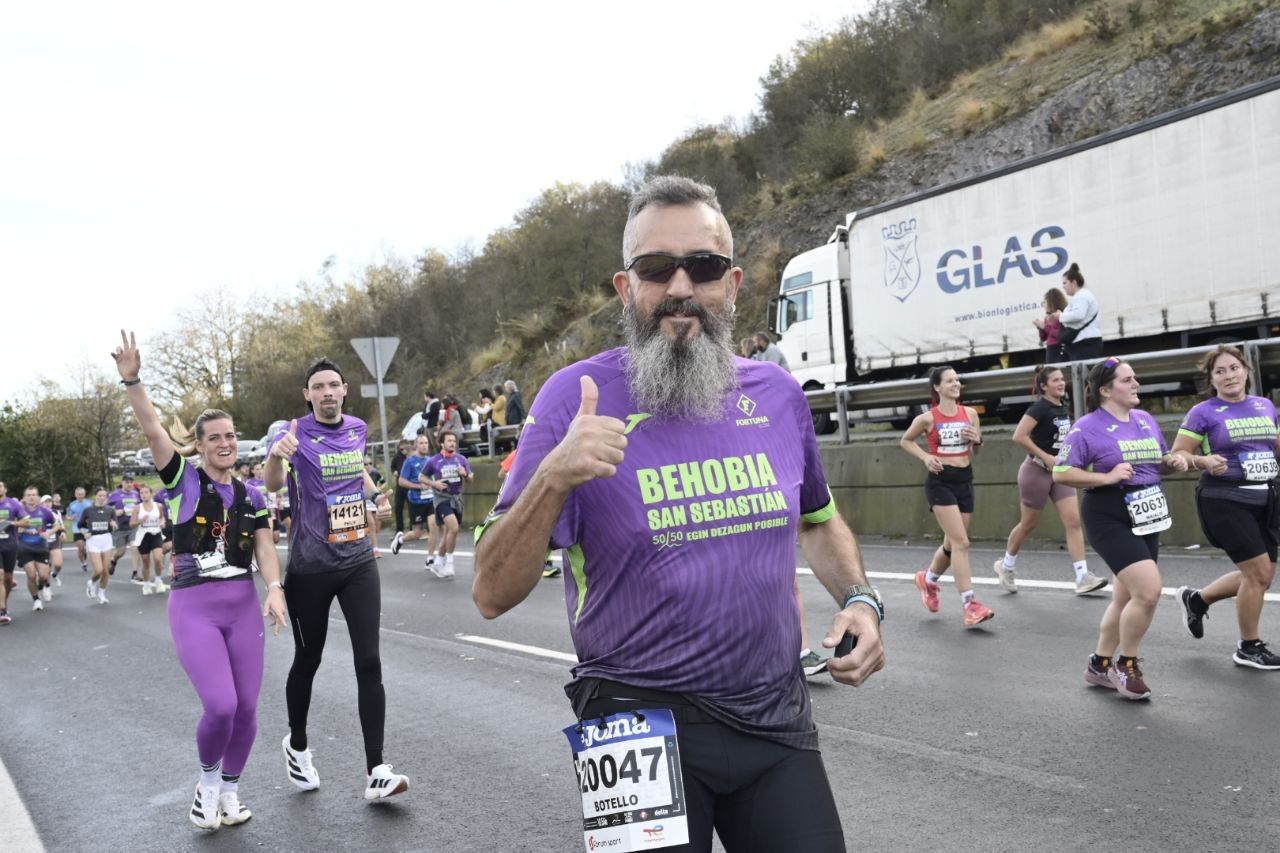 La Behobia, a su paso por Gaintxurizketa