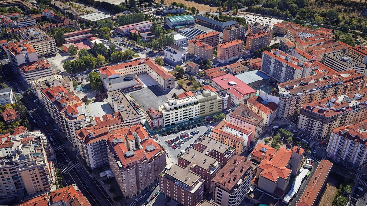Recreación del nuevo edificio.
