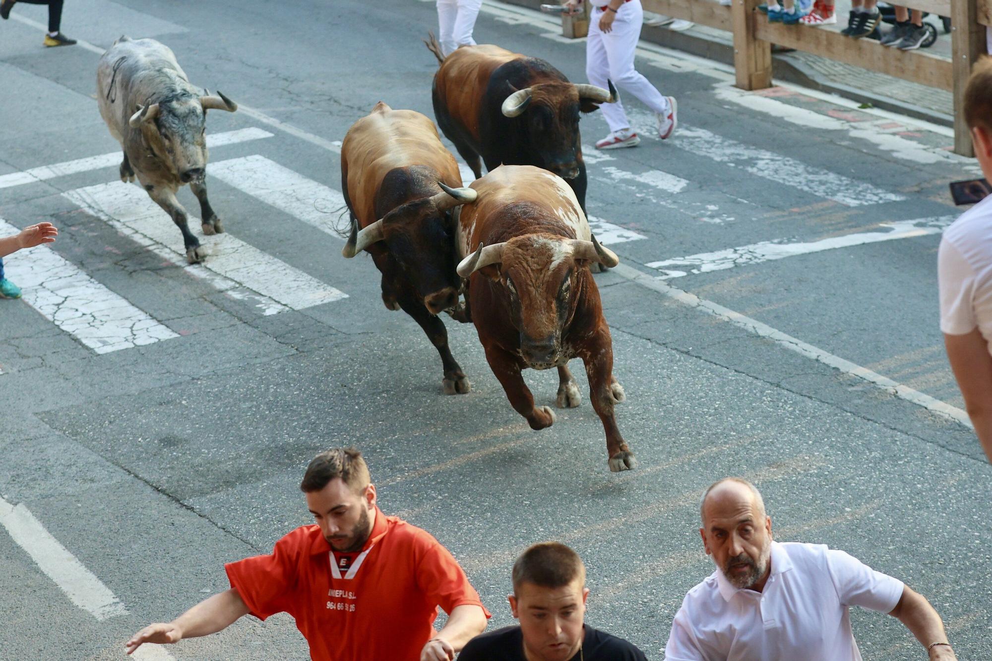 Fotos del tercer encierro de fiestas de Tafalla 2025