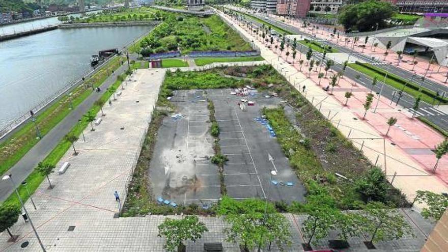 El último solar vendido en la zona de Galindo, donde serán construidos 120 pisos.