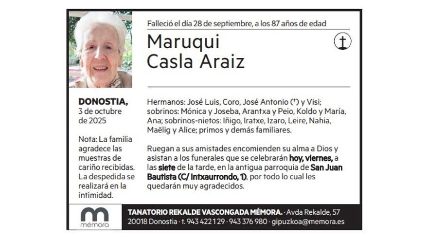 Maruqui Casla Araiz