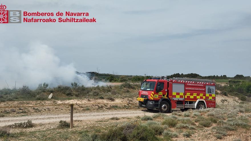 Controlado un incendio en Tudela