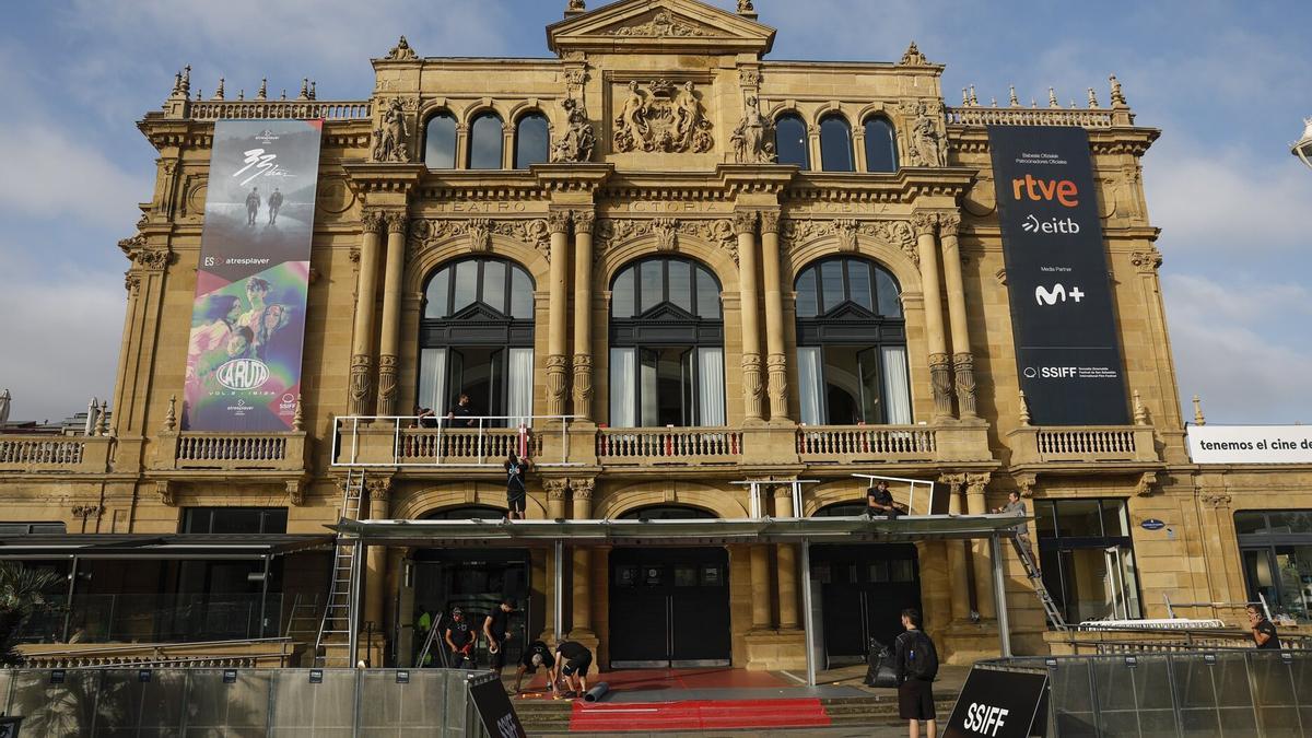 El Victoria Eugenia se viste de gala para el Zinemaldia