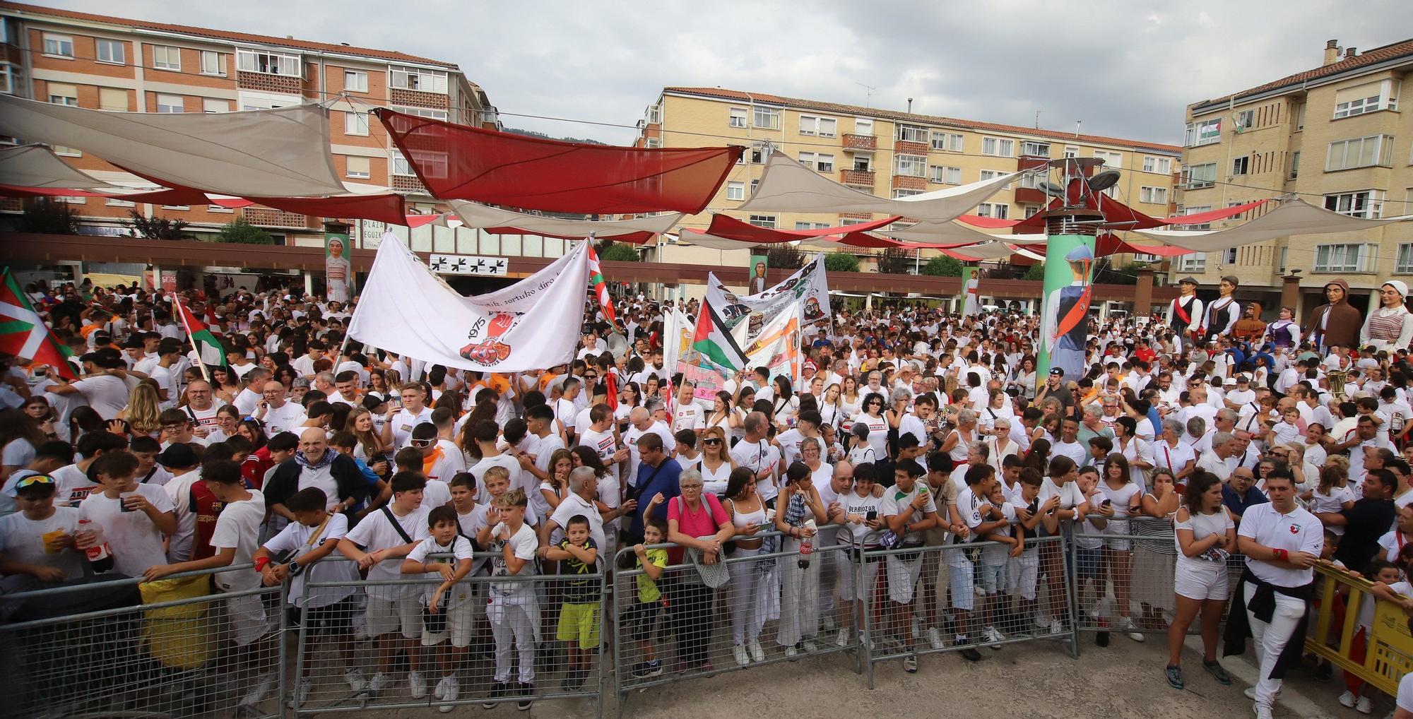 Fotos del chupinazo de Berriozar