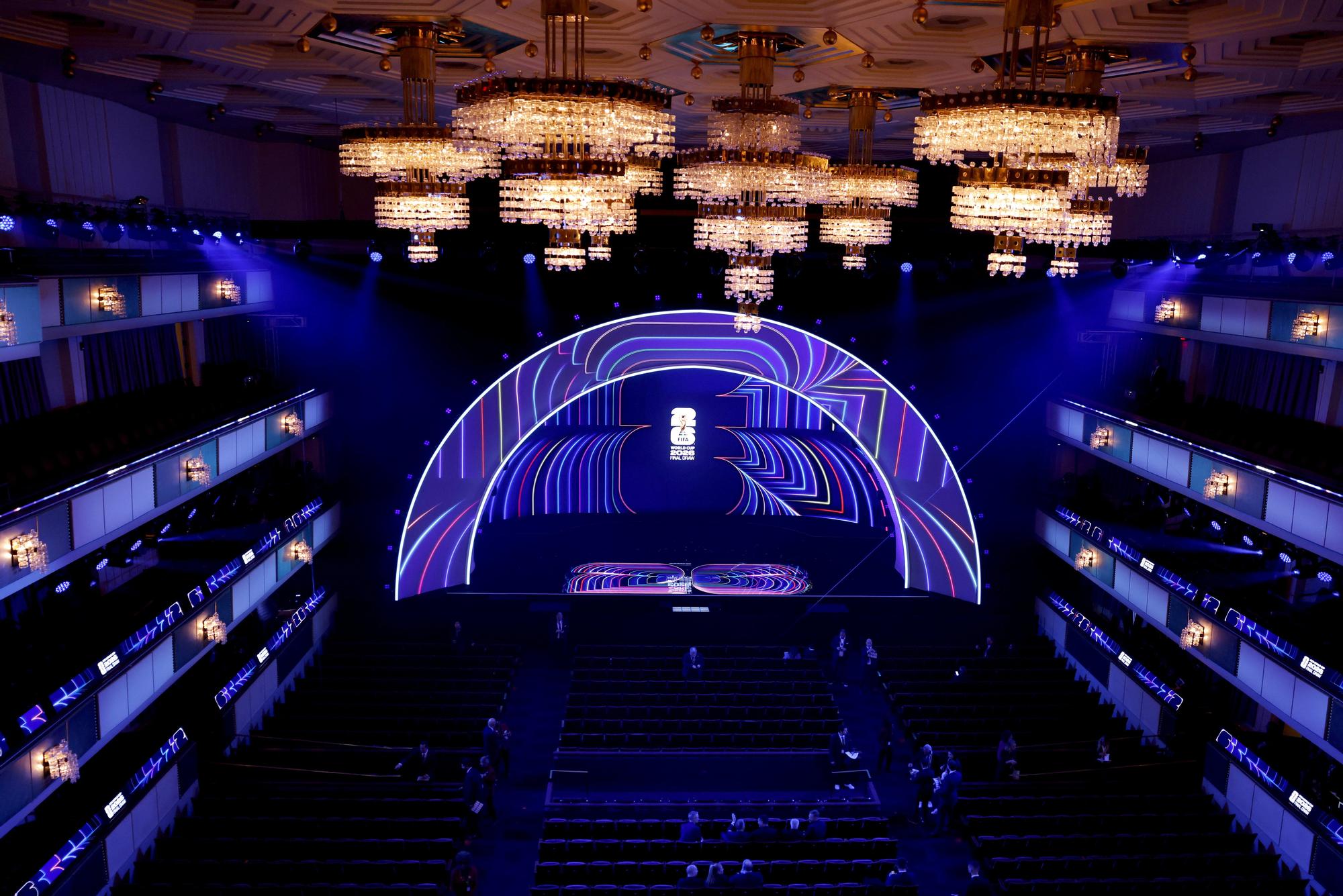 Ceremonia de sorteo de emparejamientos para el Mundial 2026