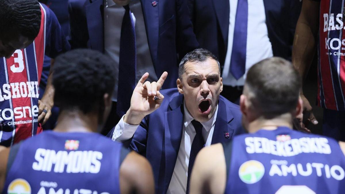 Galbiati, durante el último encuentro disputado en el Buesa contra la Virtus.