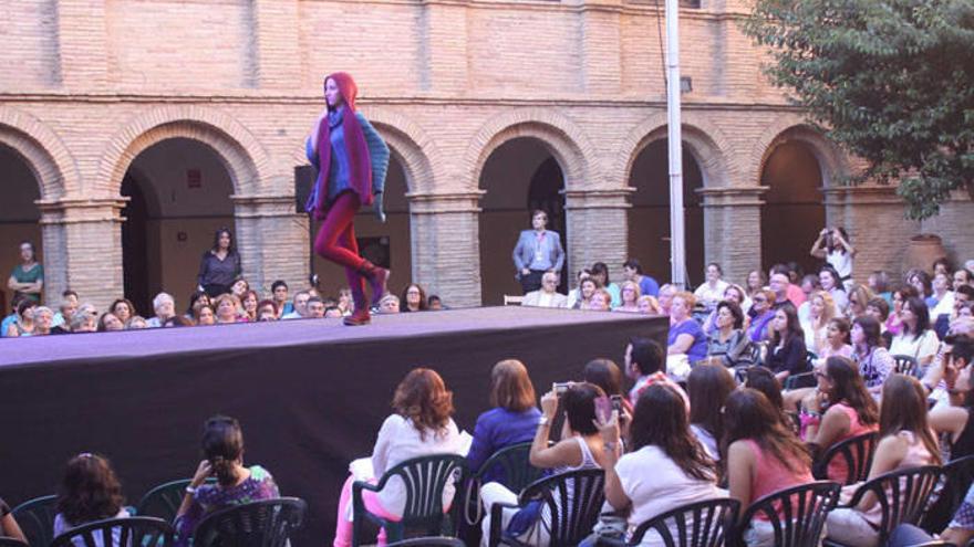 Pasarela Tudela de Moda, en el patio de Castel Ruiz.