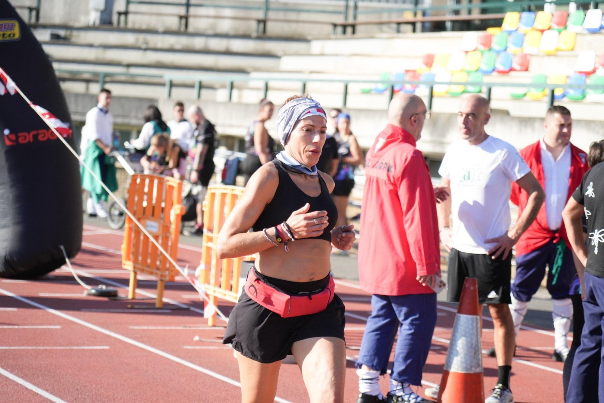 Basauri arropa a Yeray González en la final de su reto '12 maratones en 12 meses' por la asociación CNTTB1