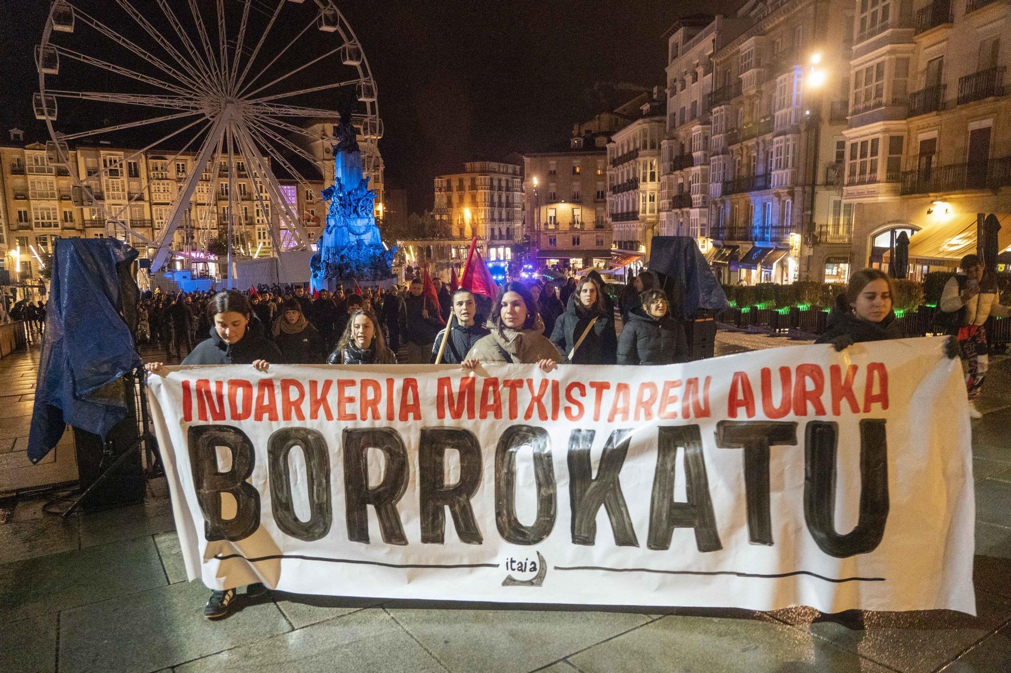 En imágenes: Manifestación de Itaia en el 25N