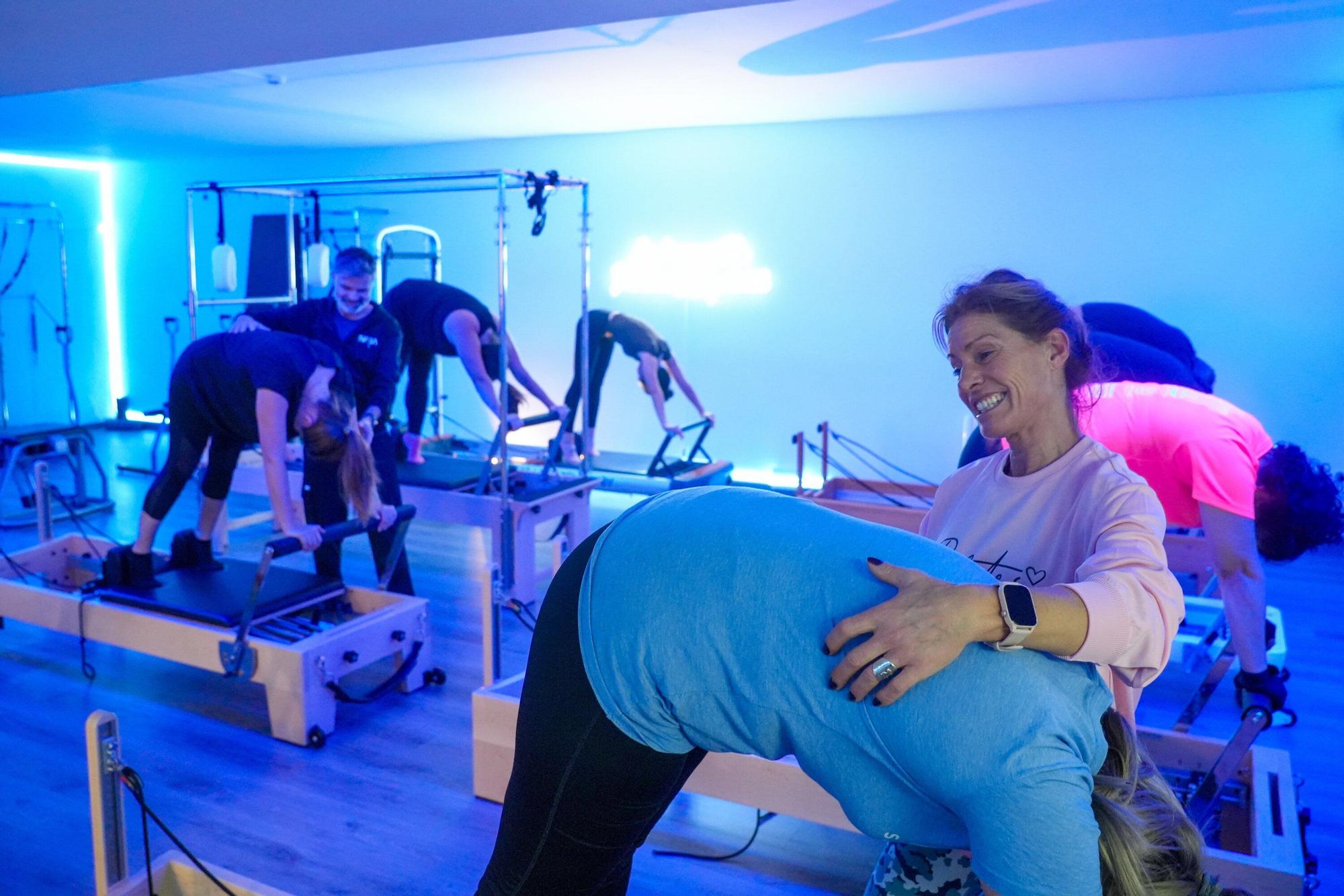 En imágenes: Muby apuesta por el pilates con máquinas