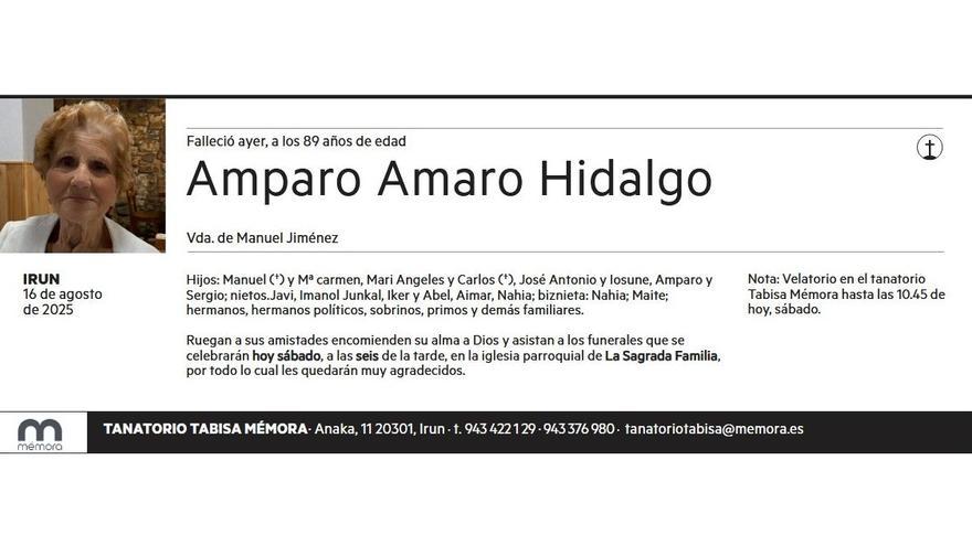 AMPARO AMARO HIDALGO