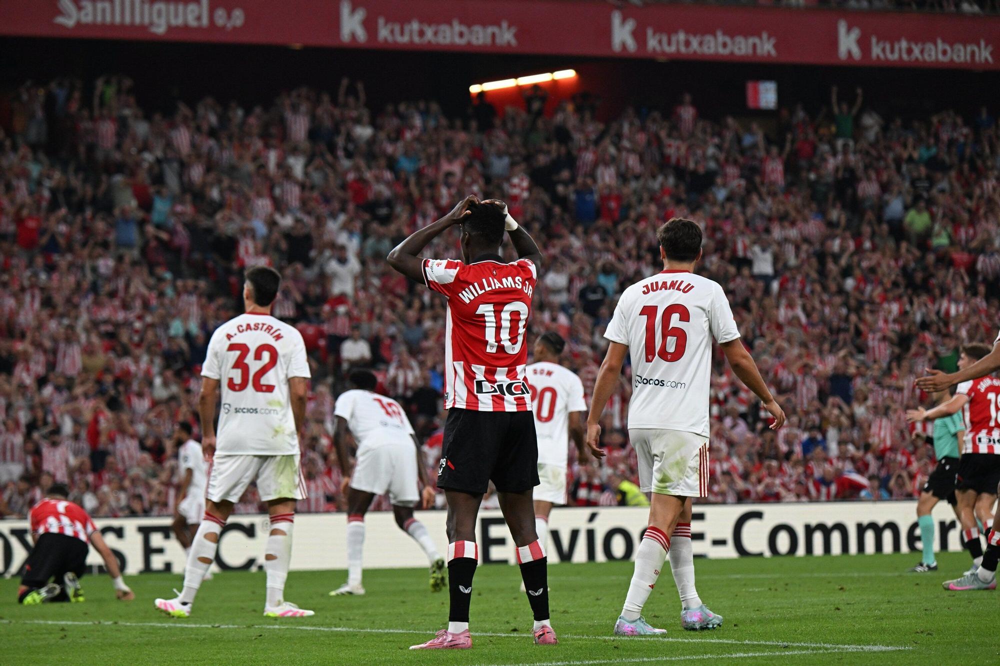 El Athletic-Sevilla, en imágenes